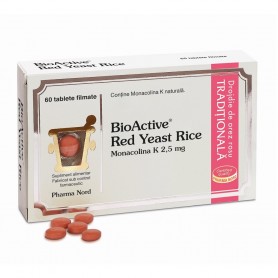 Orez Rosu, Red Yeast Rice BioActive, 60 tablete Pharma Nord