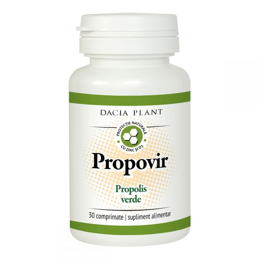 Propovir, Comprimate cu Propolis 30 capsule Dacia Plant
