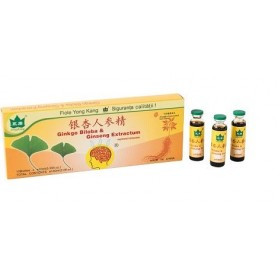 Ginkgo Biloba si Ginseng Extractum 10 fiole Yong Kang Co & Co