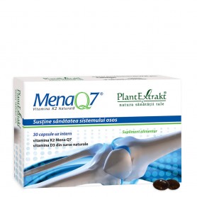 Mena Q7 Vitamina K2 Naturala, 30 capsule Plantextrakt