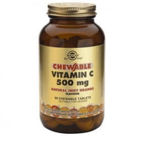 Vitamin C 500mg chewable tabs 90s (orange) SOLGAR