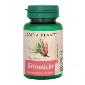 Triomicin, 60 comprimate masticabile Dacia Plant