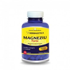 Magneziu Forte, 120 capsule Herbagetica