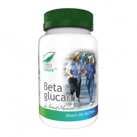 Beta Glucan, 60 capsule Pro Natura