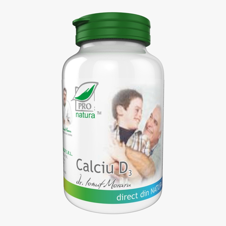 Calciu D3, 60 capsule Pro Natura