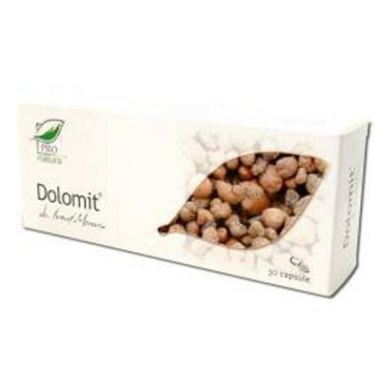 Dolomit C, Calciu, Magneziu, Vitamina C, 200 cps