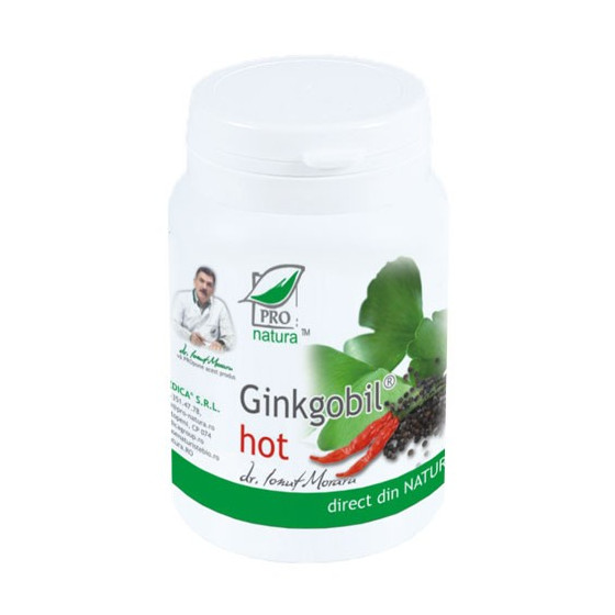 Ginkgobil Hot, 90 capsule Pro Natura