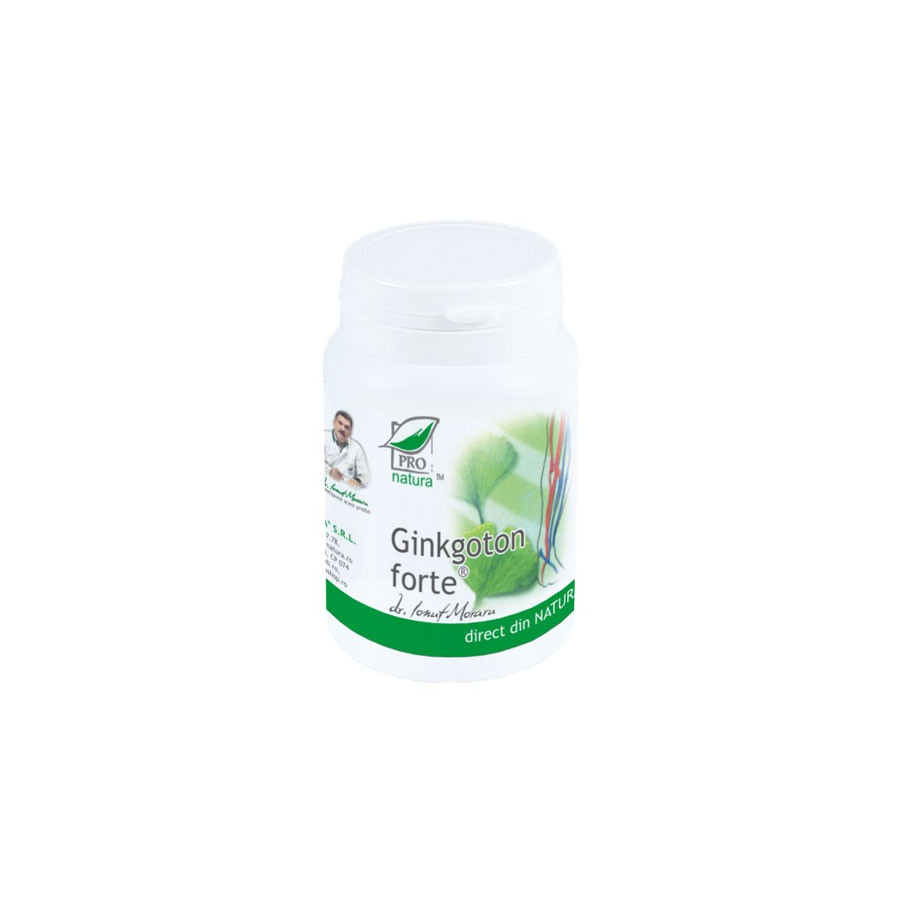 Ginkgoton Forte, 90 capsule Pro Natura