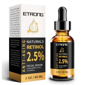 Retinol Ser 2,5% cu Acid Hialuronic si Vitamina E, 60ML