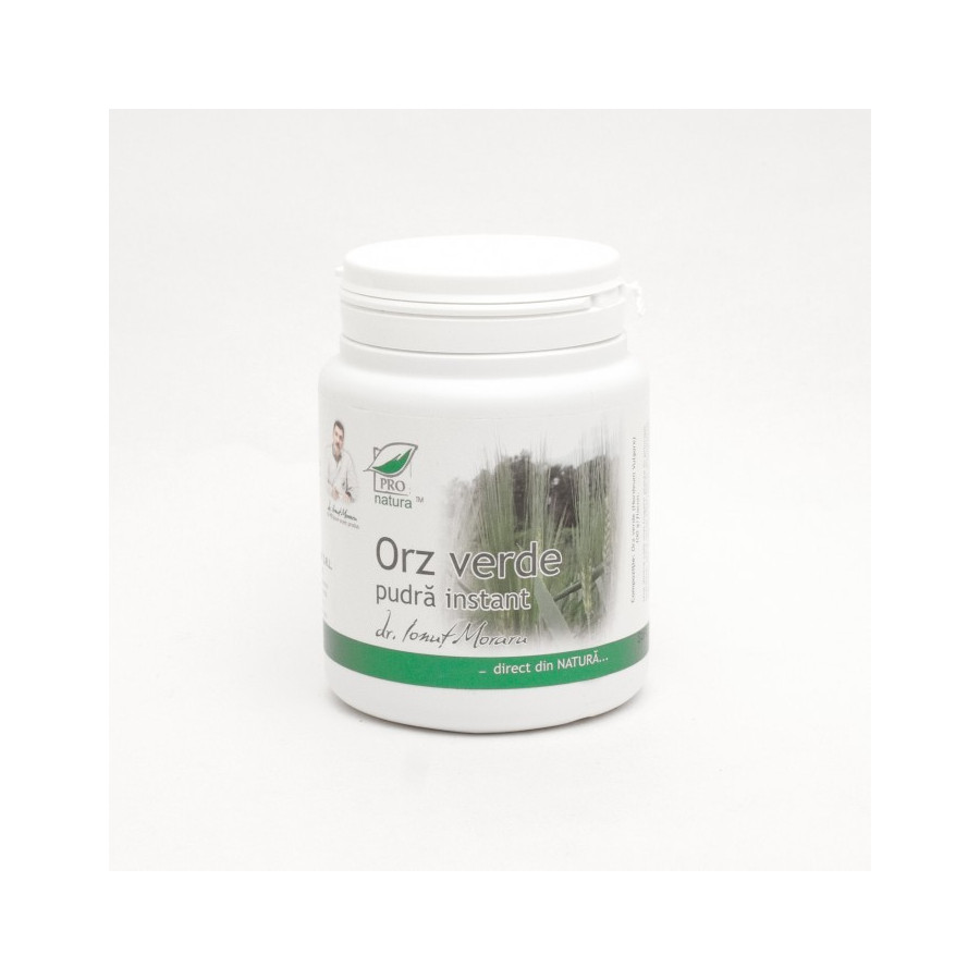 Orz Verde, Pudra, 100g Pro Natura Orz Verde, Pudra, 100g Pro Natura