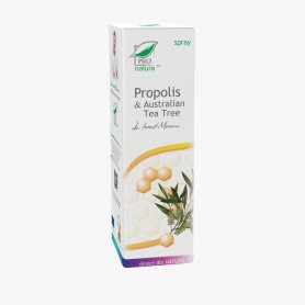 Spray cu Propolis si Tea Tree, 50ML Pro Natura