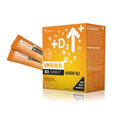 Vitamina D3 4000UI cu Vitamina C si Zinc, 30 plicuri Yasenka