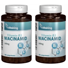 Niacinamida pret mic la 2 bucati Vitaking