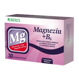 Magneziu B6, 30 comprimate