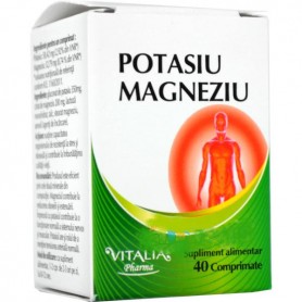 Magneziu si Potasiu, 40 comprimate
