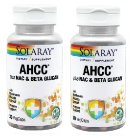 AHCC Plus NAC Beta Glucan, 30 cps 2 bucati
