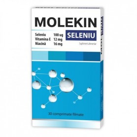 Molekin Seleniu 100Mcg, 30 comprimate