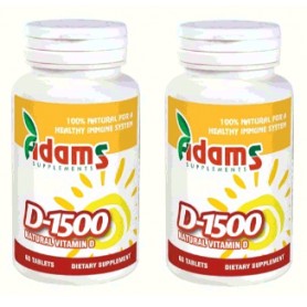 Vitamina D pret redus la 2 bucati Adams