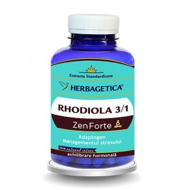 Rhodiola Zen Forte, 120 capsule Herbagetica
