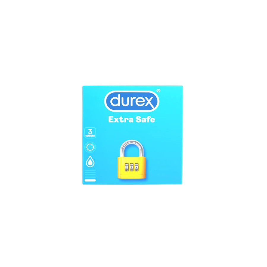 Prezervativ 3 bucati, Durex Extra Safe