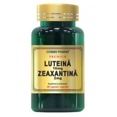 Luteina 10Mg, Zeaxantina 2Mg, 60 capsule