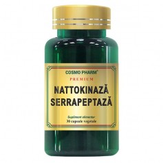 Nattokinaza Serrapeptaza, 30 capsule