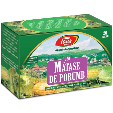 Ceai de Matase de Porumb, 20 plicuri Fares