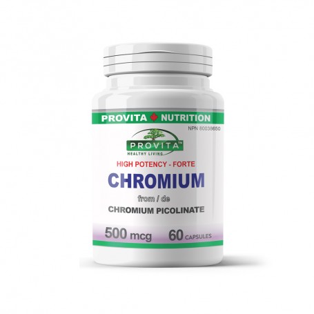 PICOLINAT DE CROM (CHROMIUM) 500MCG 60CPS