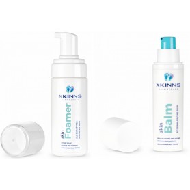 Spuma de Curatare pentru Piele Sensibila si Iritata + Crema pentru Eczeme si Roseata, 45ML