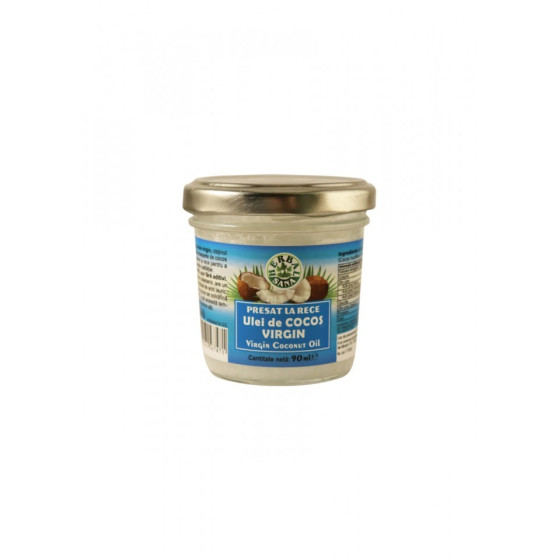 Ulei de Cocos Virgin presat la rece, 90ML Herbavit