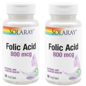 Acid Folic 800Mcg 30 capsule, 2 bucati