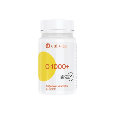 Vitamina C 1000+, 30 tablete Calivita