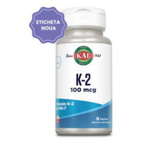 Vitamin K-2 100mcg Secom - 30 capsule vegetale