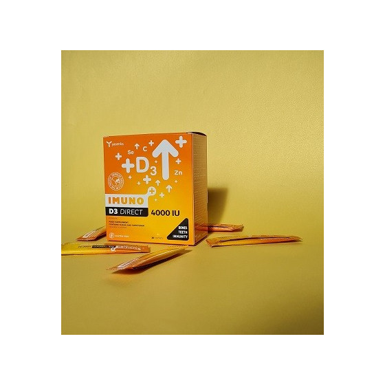 Vitamina D3 4000UI cu Vitamina C si Zinc, 30 plicuri Yasenka