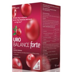 D-Manoza 3000Mg Extract de Merisor, Mesteacăn și Vitamina C, 10 plicuri Uro Balance Forte