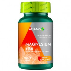 Magneziu B6, 90 tablete Adams