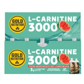 GOLDNUTRITION®  L-CARNITINA 3000mg, PEPENE ROSU