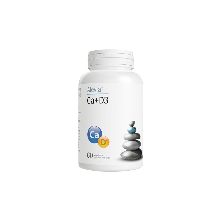 Calciu cu D3, 60 comprimate Alevia