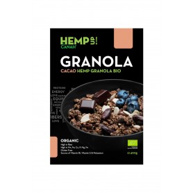 Granola Cacao cu Canepa, Bio Hemp Up, 400 g