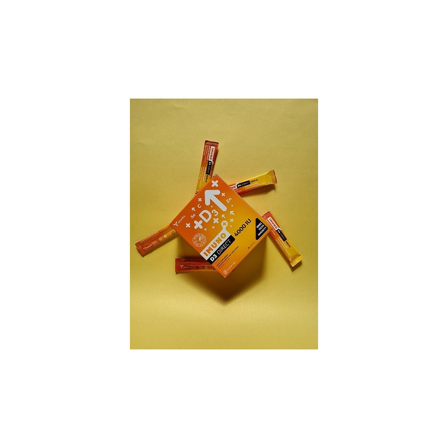 Vitamina D3 4000UI cu Vitamina C si Zinc, 30 plicuri Yasenka